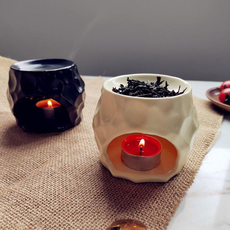 Home Fragrance Oils For Oil Burners - レトロセラミックアロマセラピーバーナー,エッセンシャルオイルバーナー,キャンドルホルダー,フレグランスランプ,室内装飾