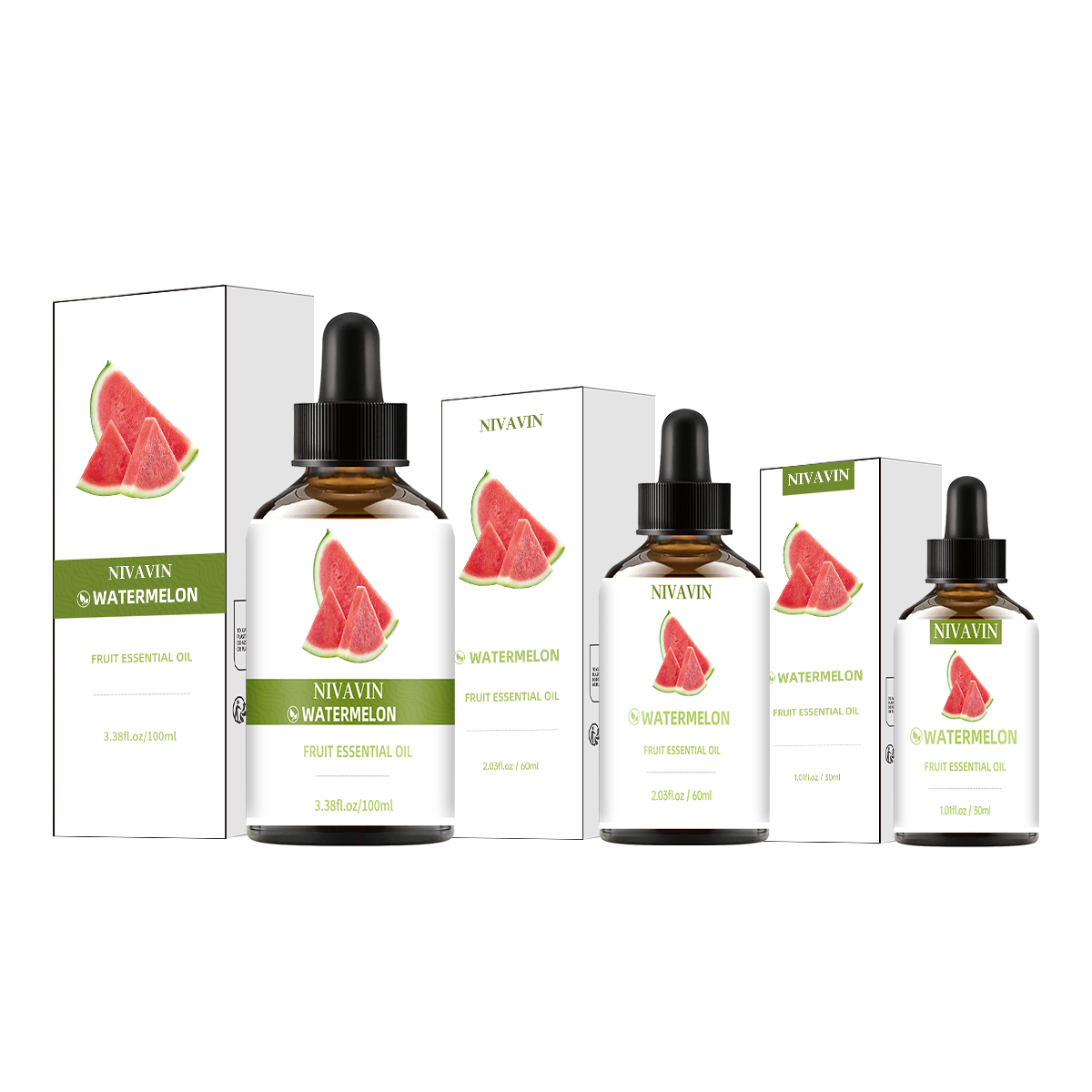 Home Fragrance Co - NIVAVIN 30ml/60ml/100ml スイカエッセンシャルオイル、天然抽出、豊かなフルーティーな香り、長持ちする香り、家庭用
