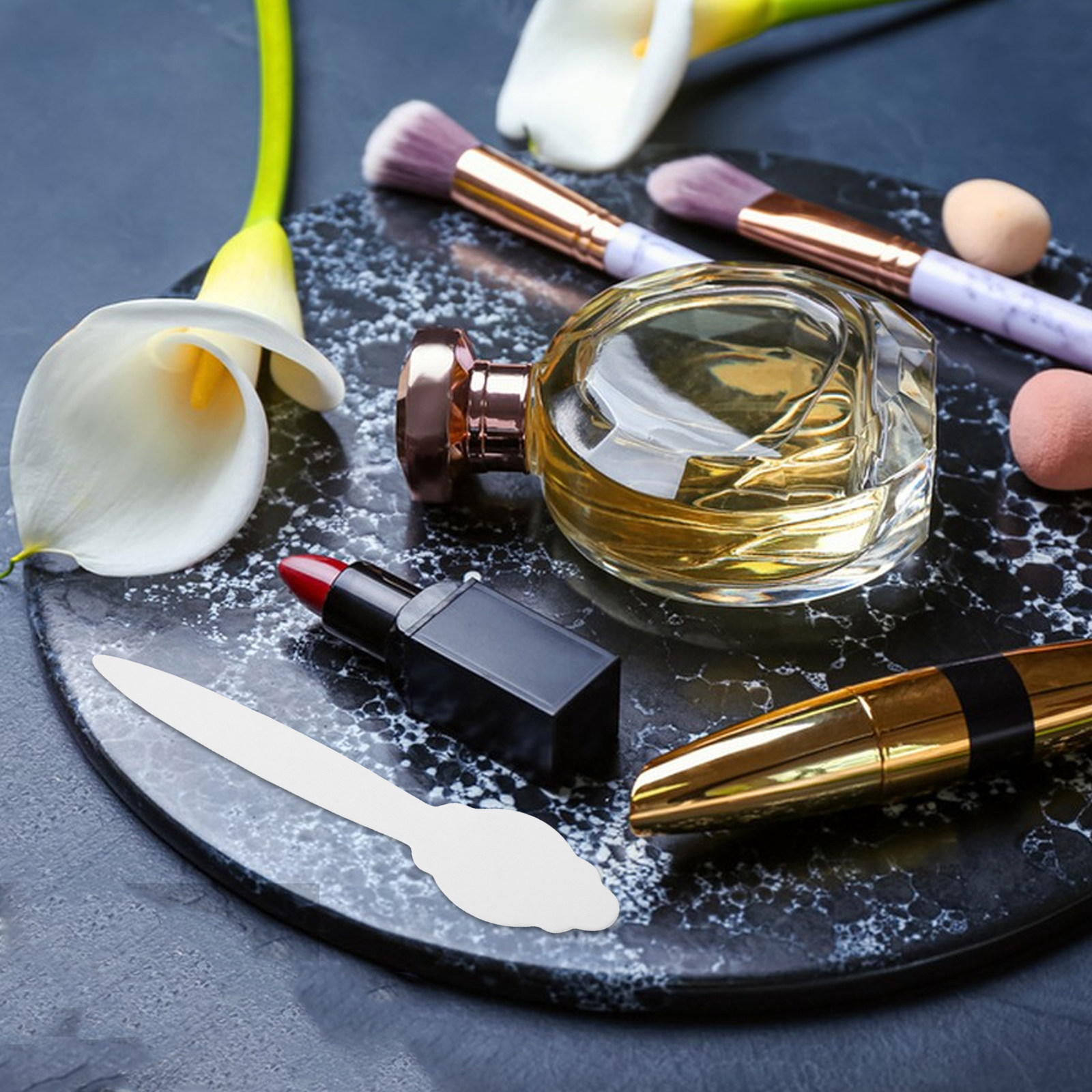 Home Fragrance Perfume - 100枚入り香水テストストリップ、フレグランステストペーパー、精密な香り検出、家庭用香水用ポータブル使い捨てストリップ