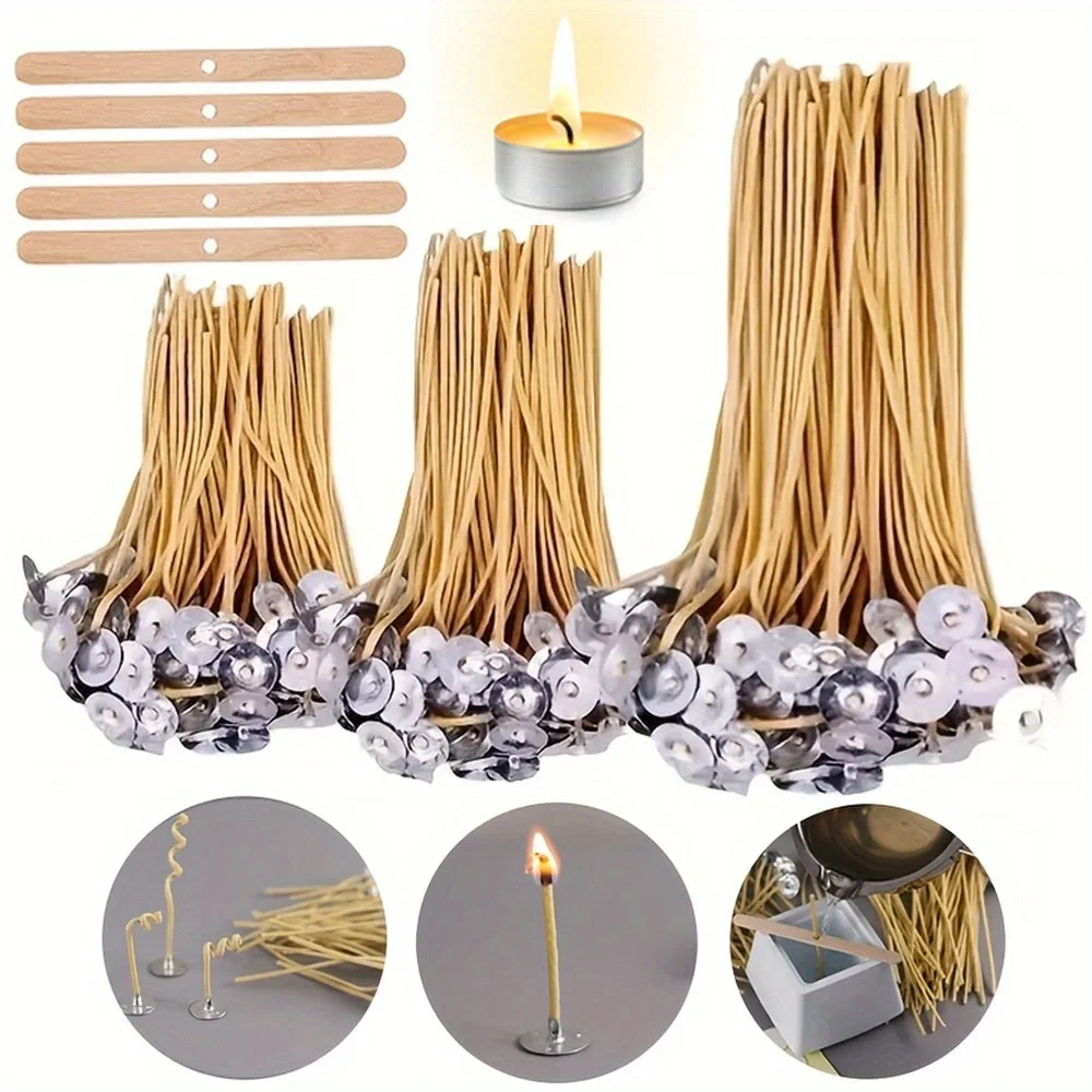 Beeswax Taper Candle - キャンドル芯 50 個 8 インチ麻キャンドル芯有機蜜蝋キャンドル芯キャンドル作成 DIY