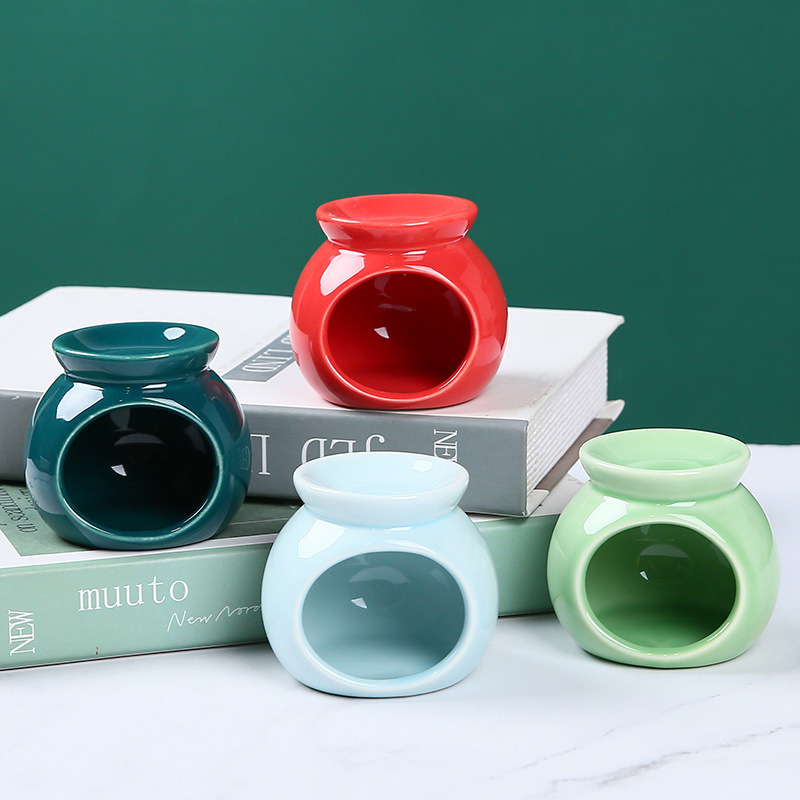 Home Fragrance Oils For Oil Burners - 磁器アロマバーガンエッセンシャルオイル,ミニキャンドル,無地,セラミック工芸品,フレグランス,リビングルーム,家の装飾