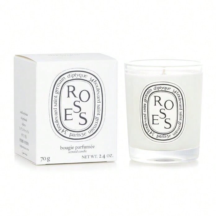 Home Fragrance Scented Candle - バニラ、ラベンダー、ローズのガラス瓶キャンドル、ホームフレグランスキャンドル、無煙アロマキャンドル、アロマセラピー、消臭、瞑想、ヨガ、祈り、贈答、ストレス解消、リラクゼーションに最適