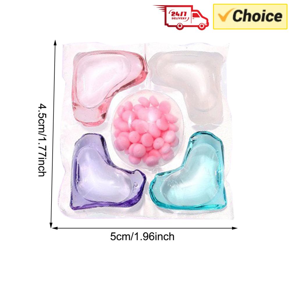 Home Fragrance Gel - 50個入り洗濯洗剤ソープボックス 5 in 1 洗濯洗浄カプセル 洗濯香りフレグランスビーズ
