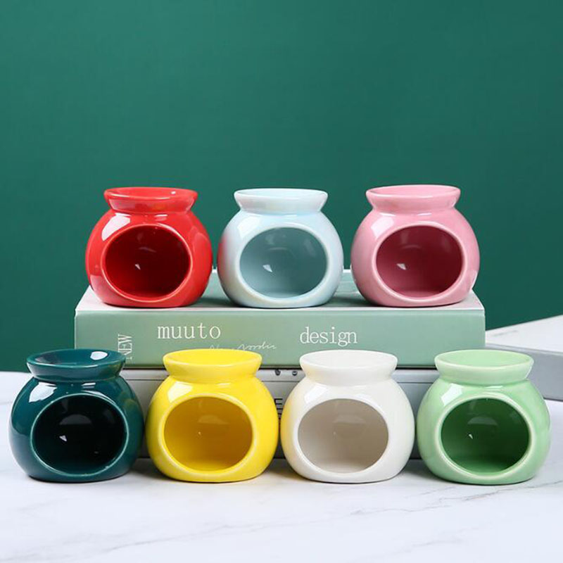 Home Fragrance Oils For Oil Burners - ミニキャンドルホルダー,ミニキャンドルホルダー,無地のセラミックフレグランス香炉,アロマバーナー,リビングルームと家の装飾