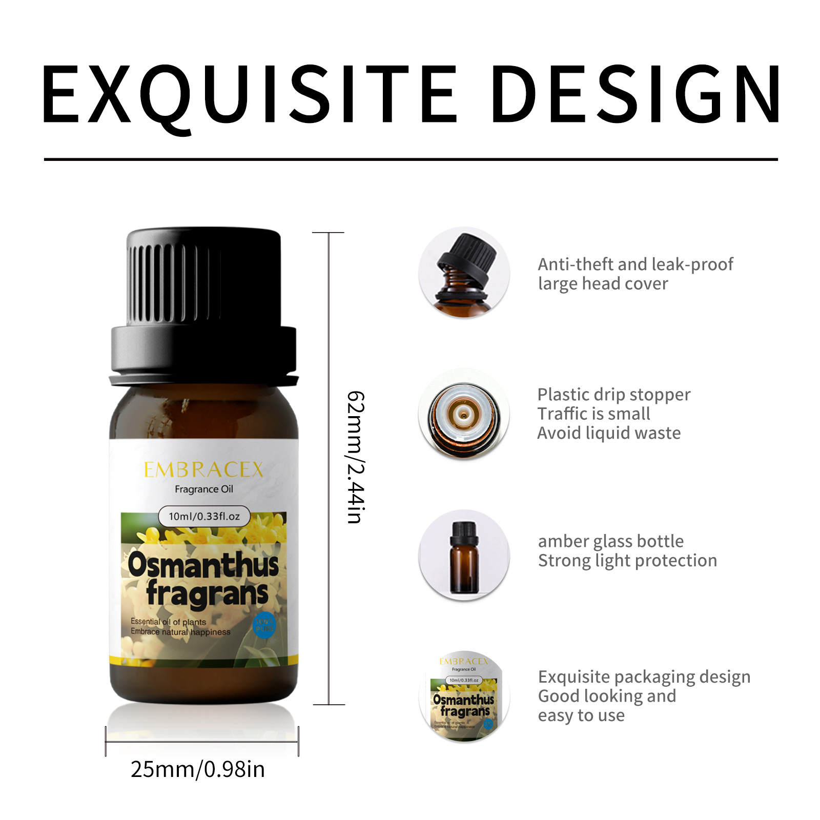 10ml オスマンサス フレグランス エッセンシャルオイル  - Essential Oil Blend のレビューと価格