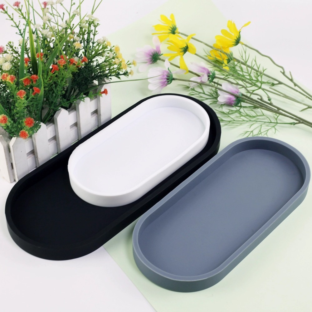 1Pc バスルームドレッシングシリコーントレイ、長方形食器洗 - Home Fragrance Gel のレビューと価格
