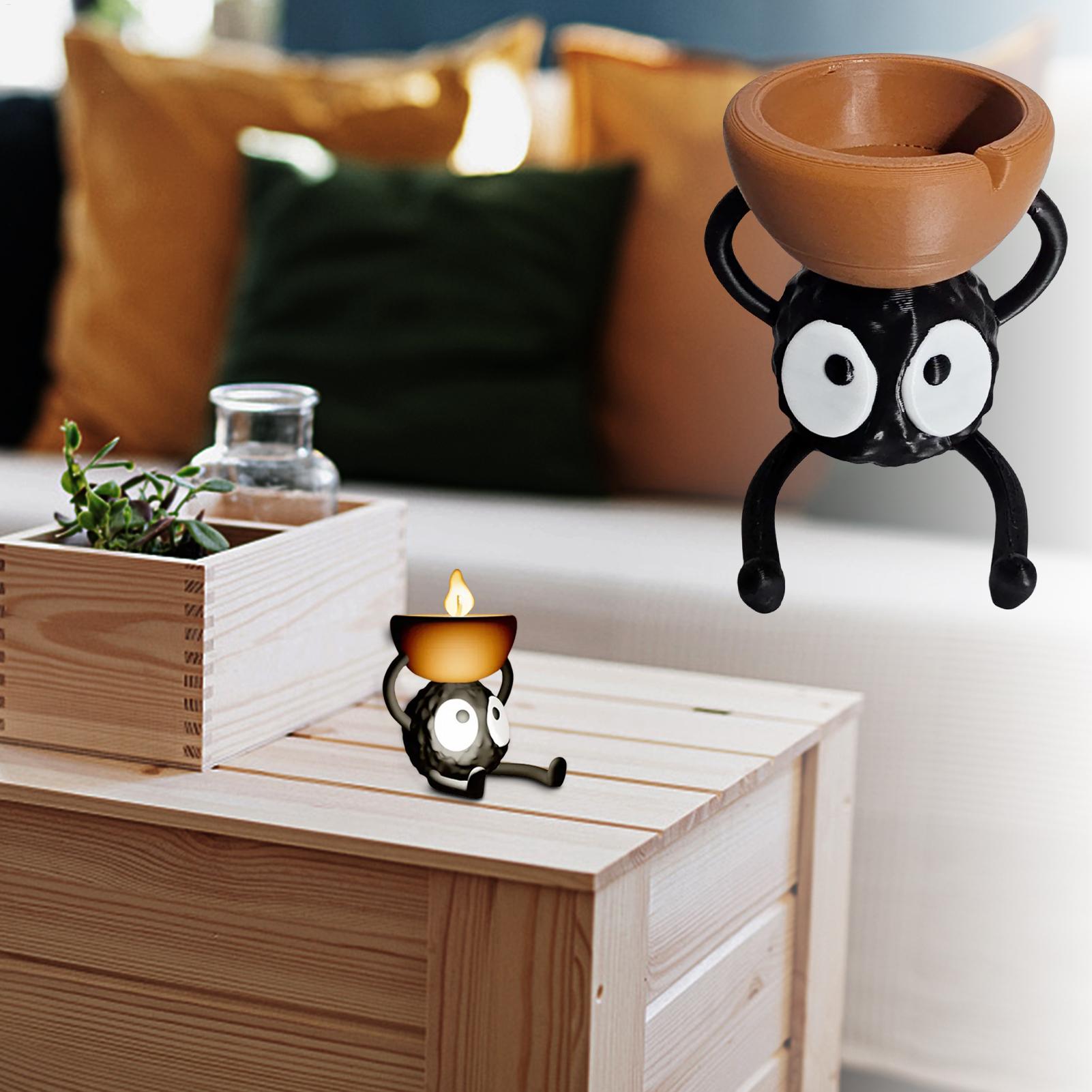 アニメキャンドルホルダーキット 3D かわいい動物の香りのキ - Home Fragrance Scented Candle のレビューと価格