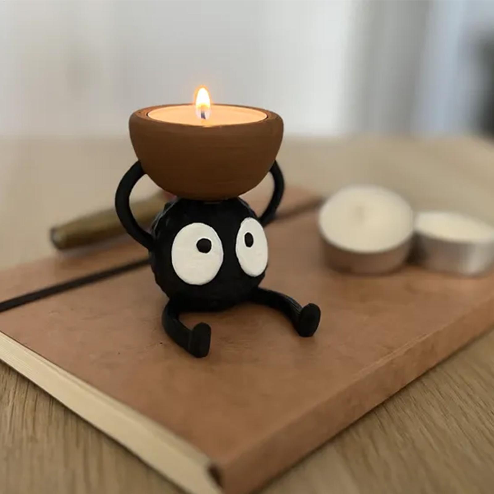 アニメキャンドルホルダーキット 3D かわいい動物の香りのキ - Home Fragrance Scented Candle のレビューと価格