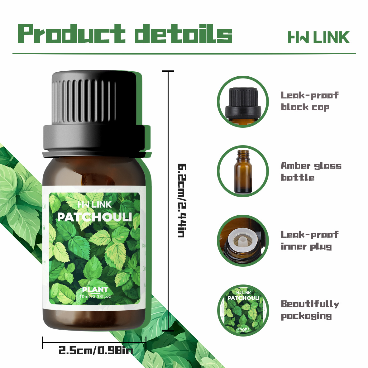 10ml パチュリ エッセンシャルオイル 100% 純粋天然 - Essential Oil Blend のレビューと価格