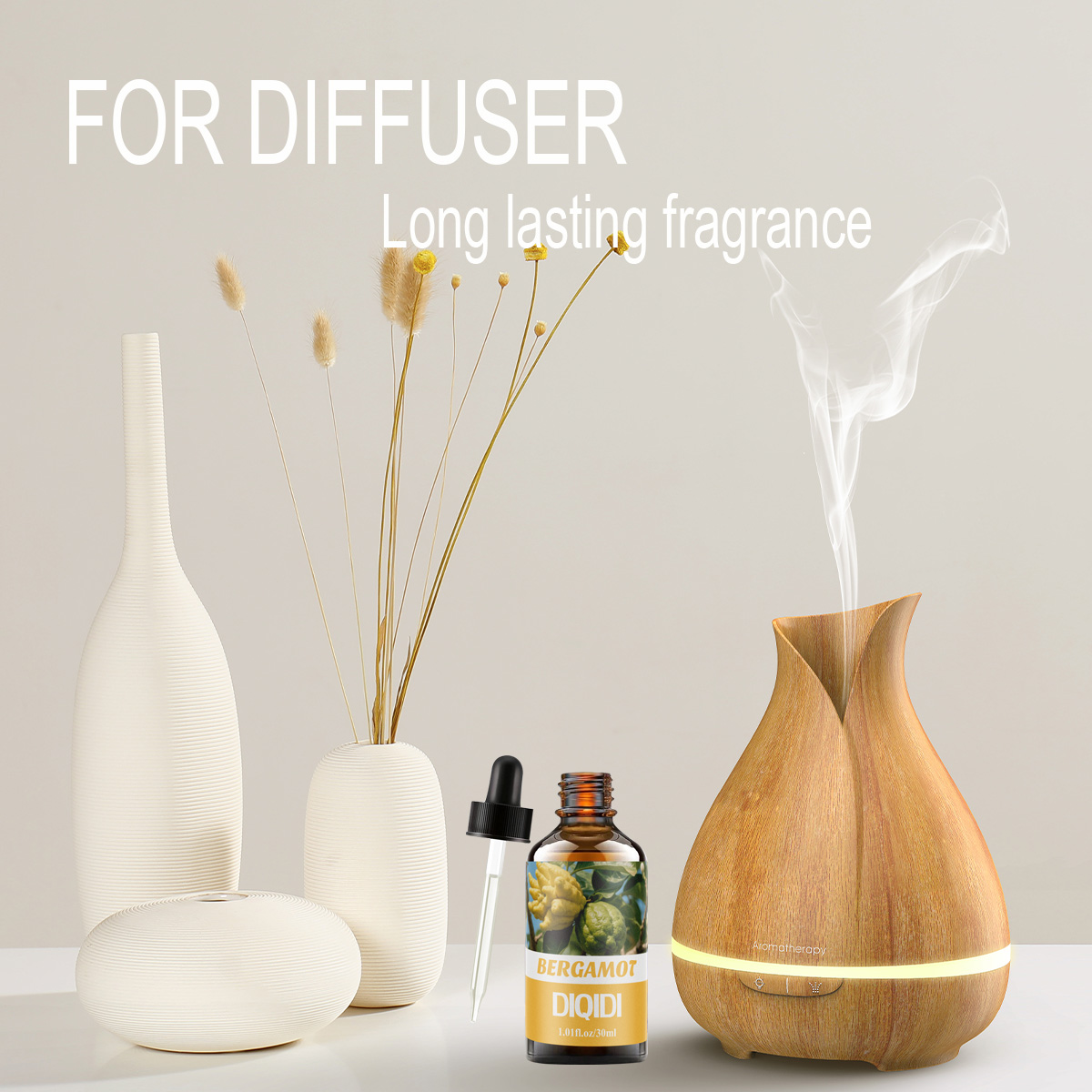 ベルガモット精油、高品質複合精油、ホームフレグランスオイル、 - Home Fragrance Co のレビューと価格