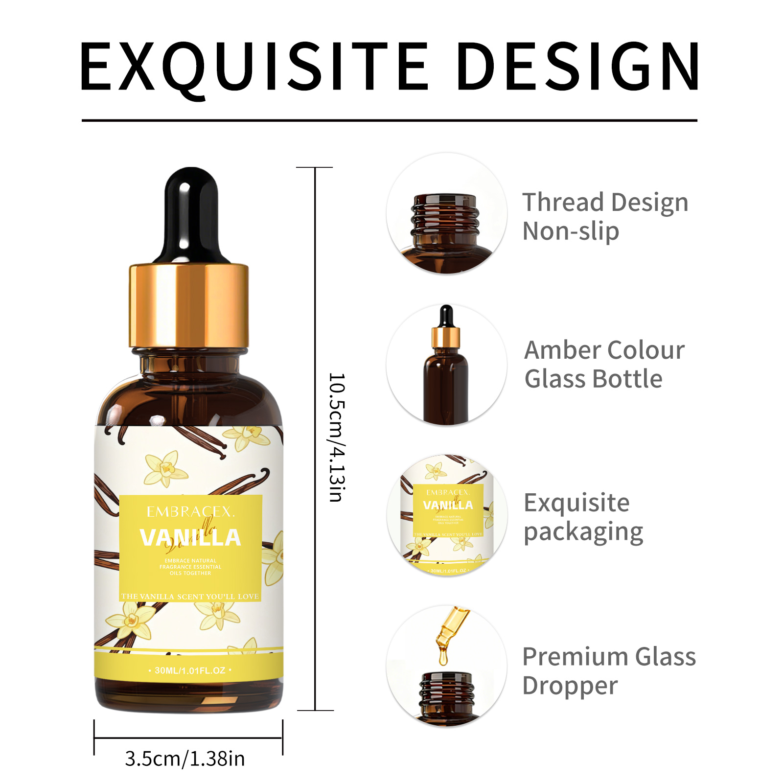 30 ミリリットルバニラエッセンシャルオイルディフューザーキ - Essential Oil Blend のレビューと価格
