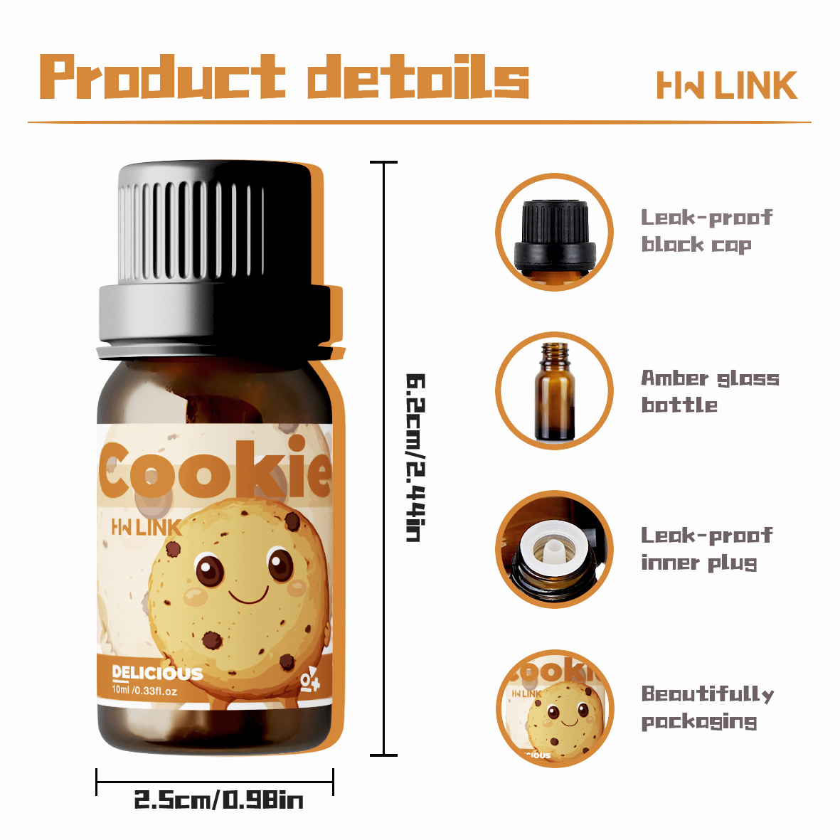 10ml クッキー型エッセンシャルオイル - キャンドル作り - Essential Oil Blend のレビューと価格