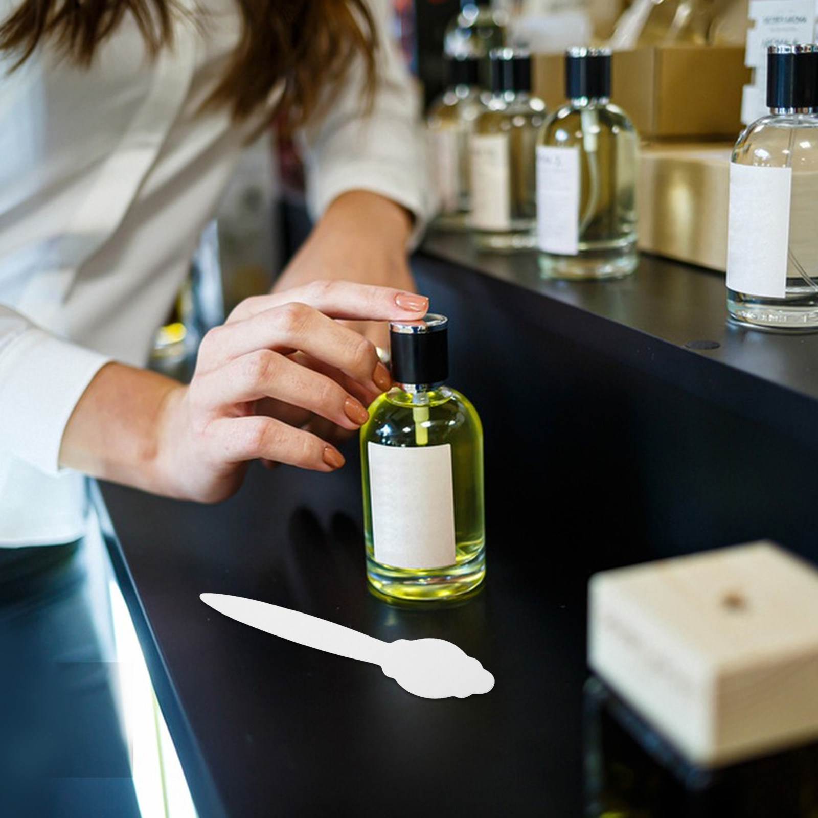 100枚入り香水テストストリップ、フレグランステストペーパー - Home Fragrance Perfume のレビューと価格