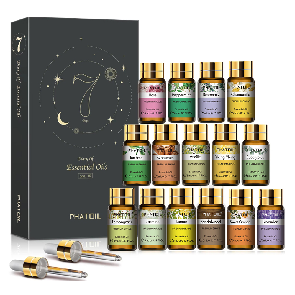 PHATOIL 12 個/15 個アロマセラピーエッセンシャ - Essential Oil Blend のレビューと価格