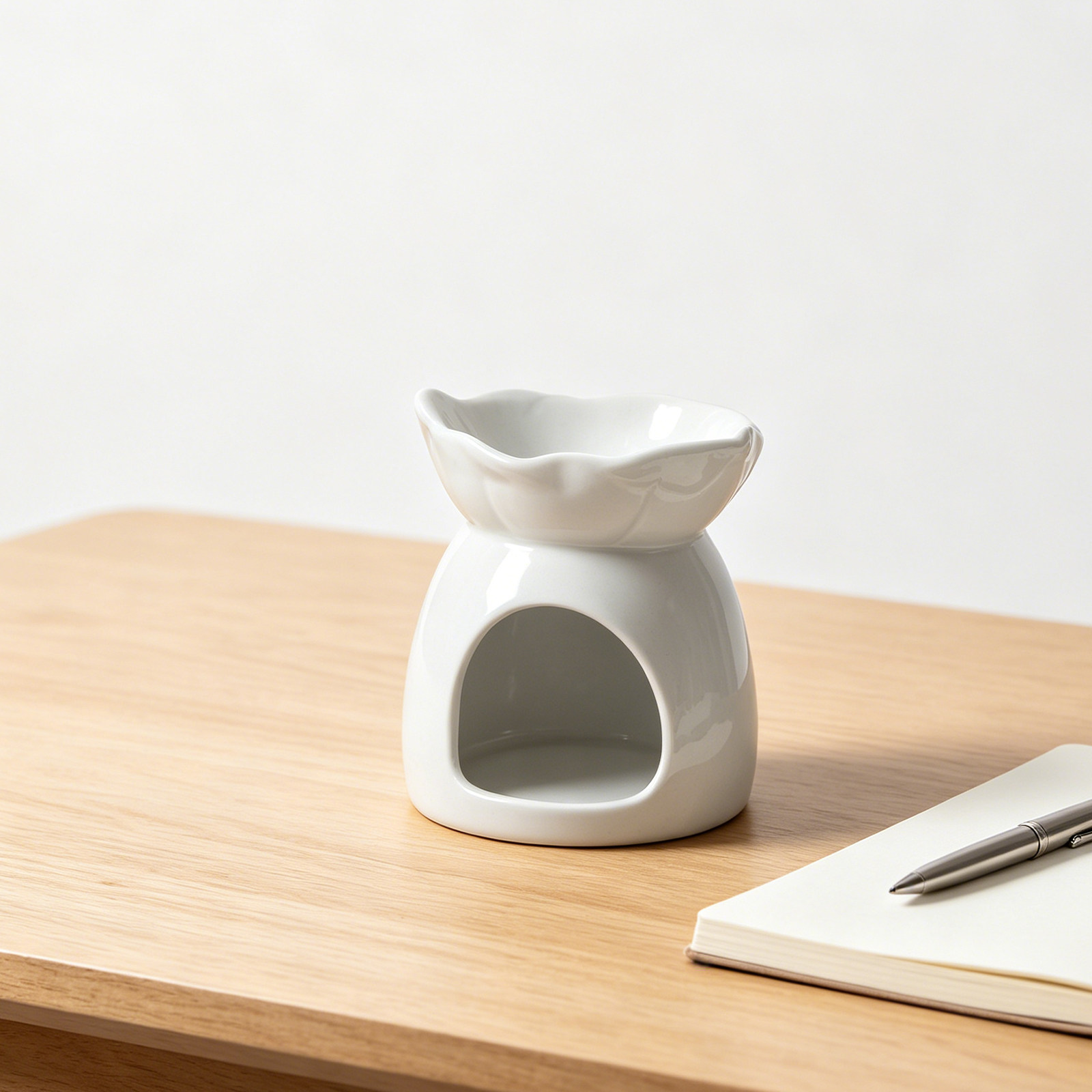 セラミックホルダー エレガントな葉型ティーライトオイルバーナ - Home And You Fragrance Diffuser のレビューと価格