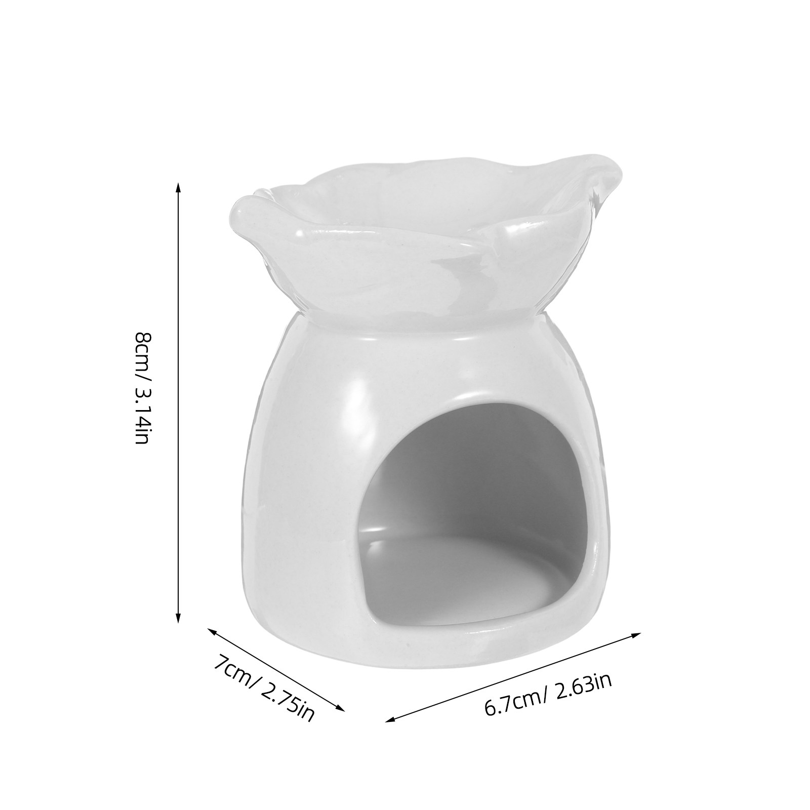 セラミックホルダー エレガントな葉型ティーライトオイルバーナ - Home And You Fragrance Diffuser のレビューと価格