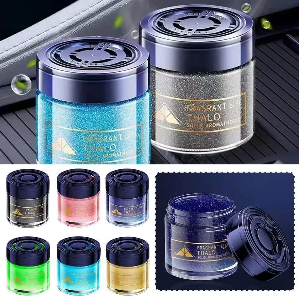 車用芳香剤 グリッタージェル、車内、自宅、オフィス用の煙臭除 - Home Fragrance Gel のレビューと価格
