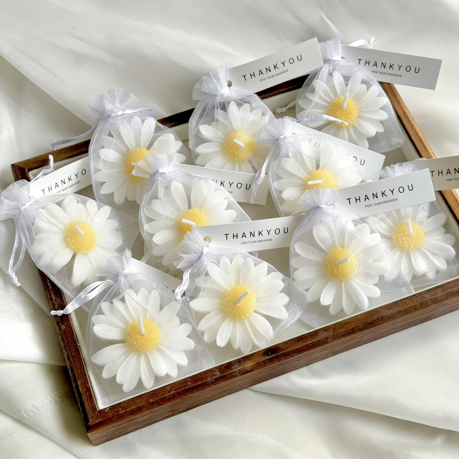 yes1pc/5pcs/10pcs デイジー型キャンドルセッ - Home Fragrance Scented Candle のレビューと価格