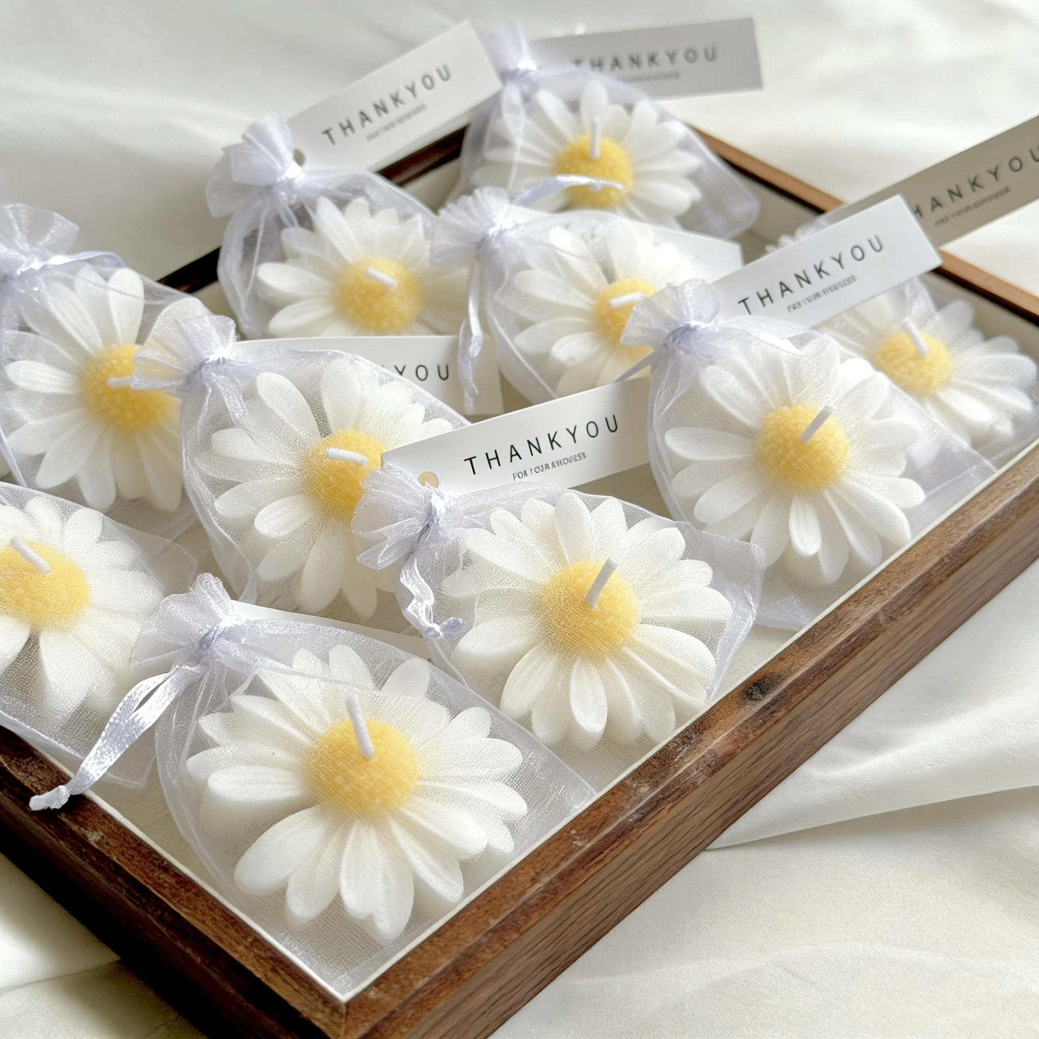 yes1pc/5pcs/10pcs デイジー型キャンドルセッ - Home Fragrance Scented Candle のレビューと価格