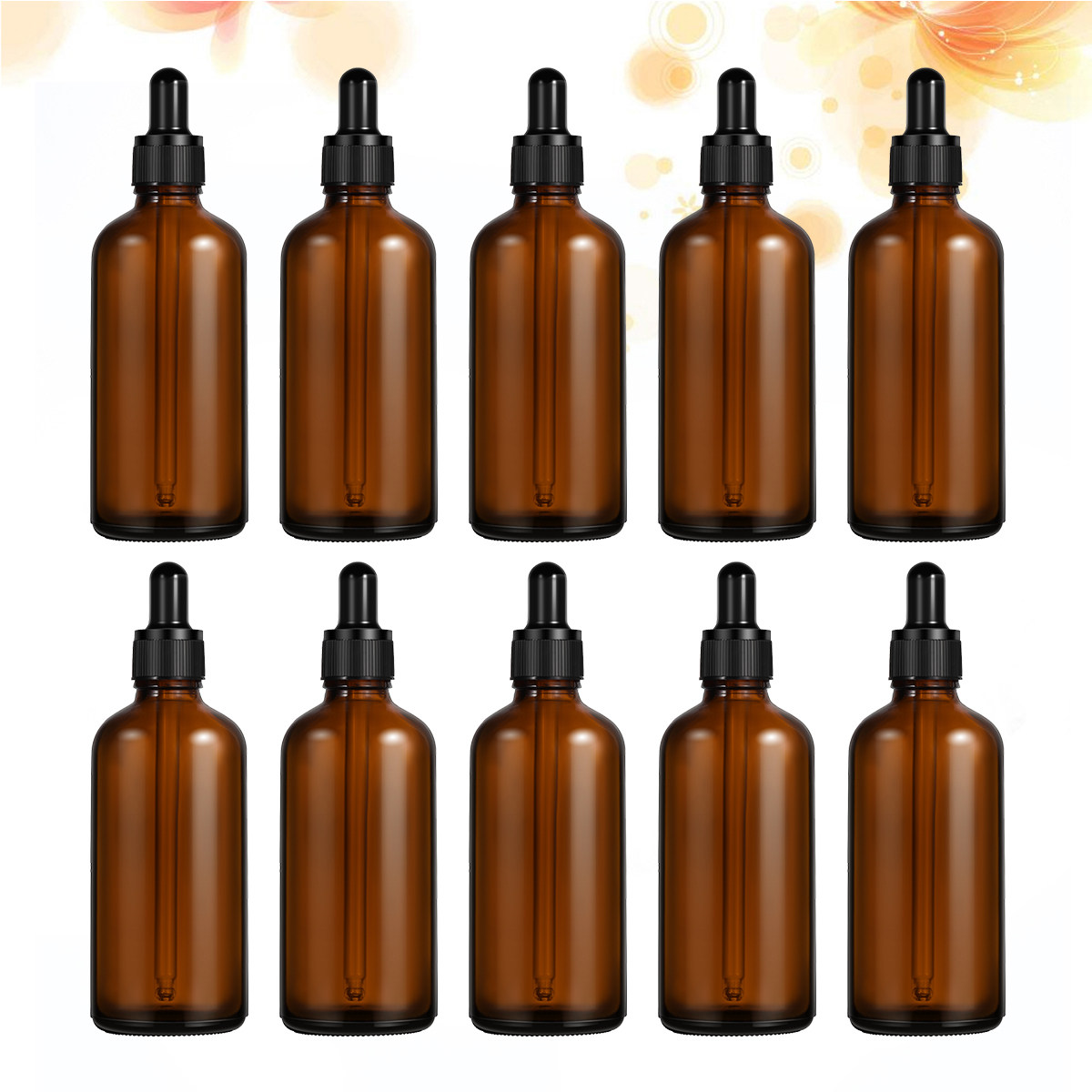 10 個のエッセンシャルオイルボトル空の詰め替え可能なドロッ - Essential Oil Blend のレビューと価格