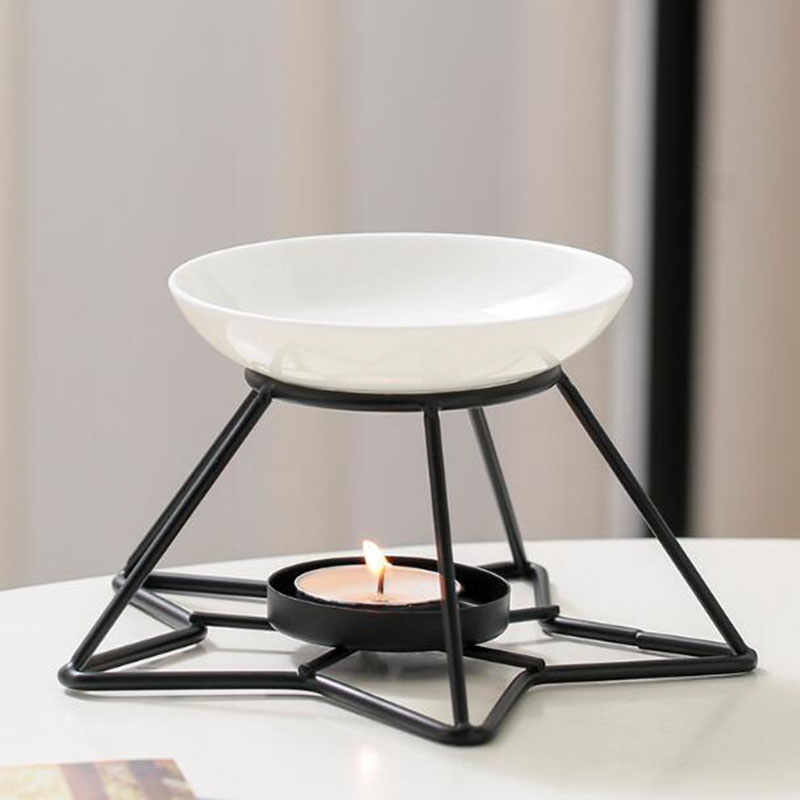 メタルスターラックセラミックボウルアロマセラピーバーナーエッ - Home Fragrance Oils For Oil Burners のレビューと価格