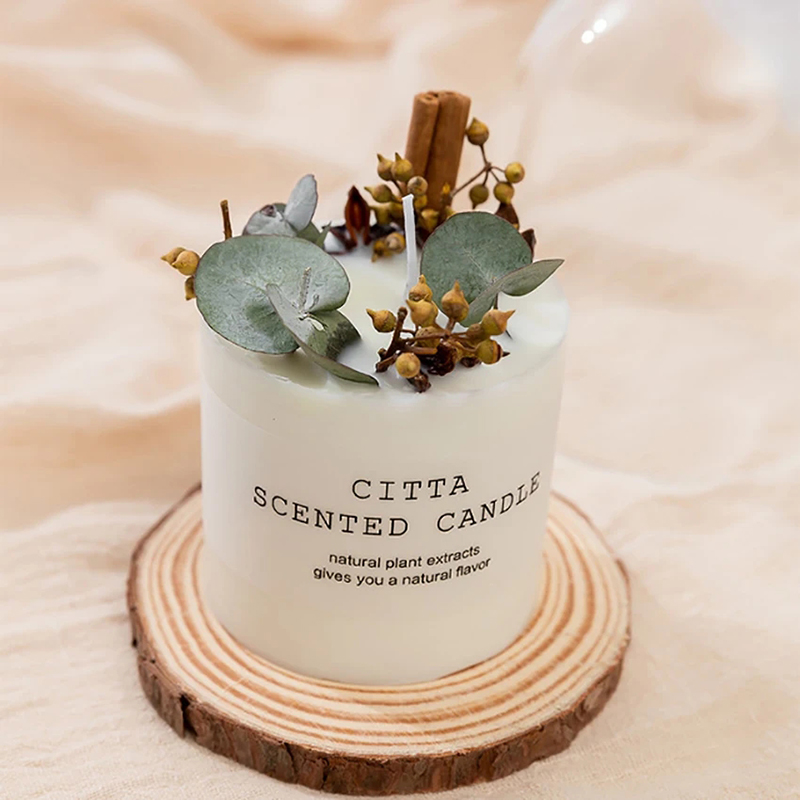 木製ホルダー付きの森シリーズの香りのキャンドル,4つのフレグ - Home Fragrance Scented Candle のレビューと価格