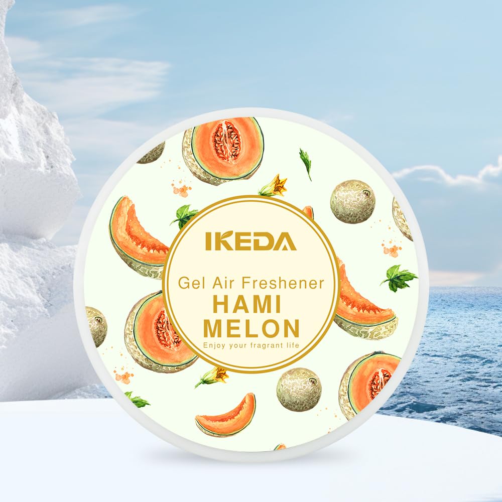 車用芳香剤：レモンの香りの丸型ジェル芳香剤 |   消臭 | - Home Fragrance Gel のレビューと価格