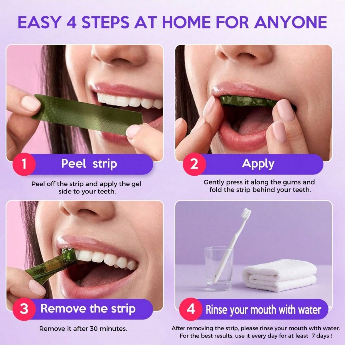 デラックスホワイトニング歯ステッカー 7/14/21 ペアジ - Home Fragrance Gel のレビューと価格