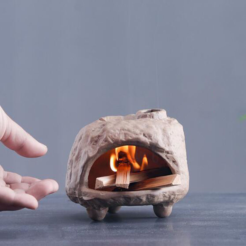 粗い陶器エッセンシャルオイルバーナーパウサントアロマセラピー - Home Fragrance Oils For Oil Burners のレビューと価格