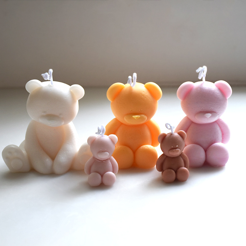 3Dぶら下げクマ型ベーキングケーキDIYフレグランス石膏ホー - Home Fragrance Gel のレビューと価格