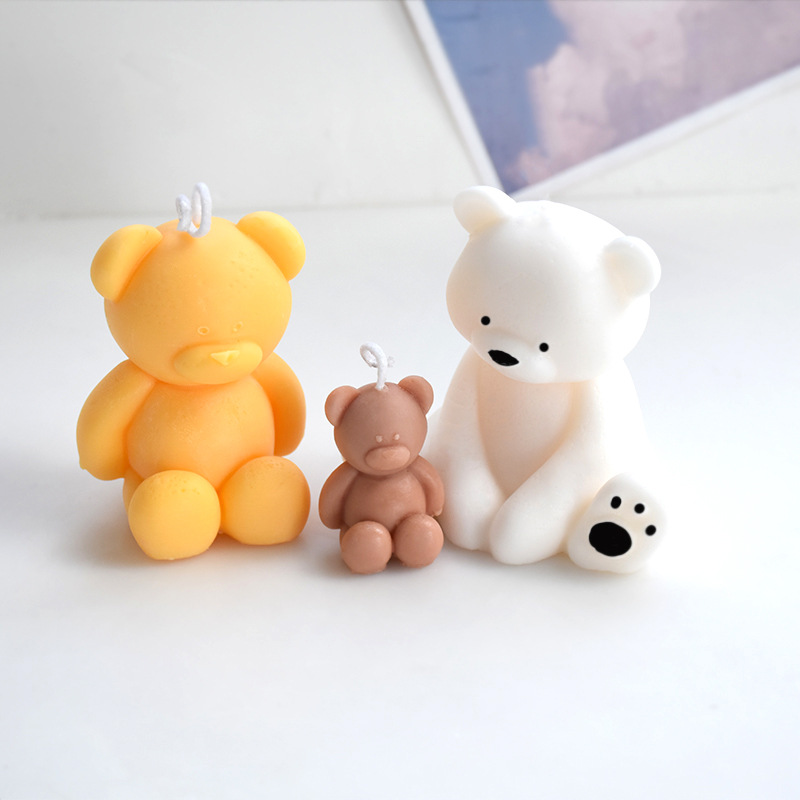 3Dぶら下げクマ型ベーキングケーキDIYフレグランス石膏ホー - Home Fragrance Gel のレビューと価格