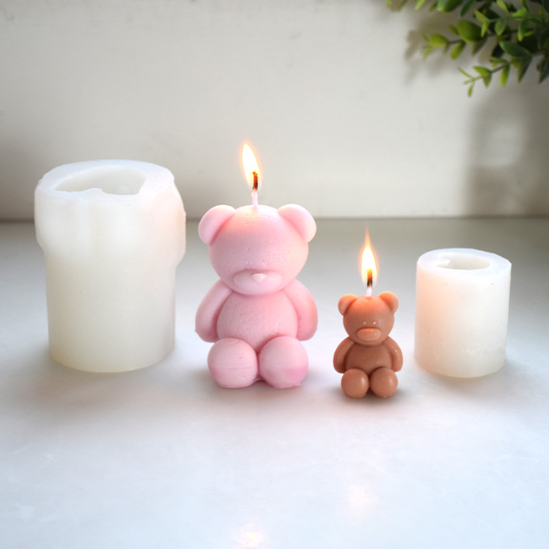 3Dぶら下げクマ型ベーキングケーキDIYフレグランス石膏ホー - Home Fragrance Gel のレビューと価格