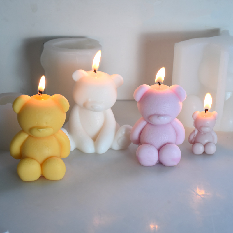 3Dぶら下げクマ型ベーキングケーキDIYフレグランス石膏ホー - Home Fragrance Gel のレビューと価格
