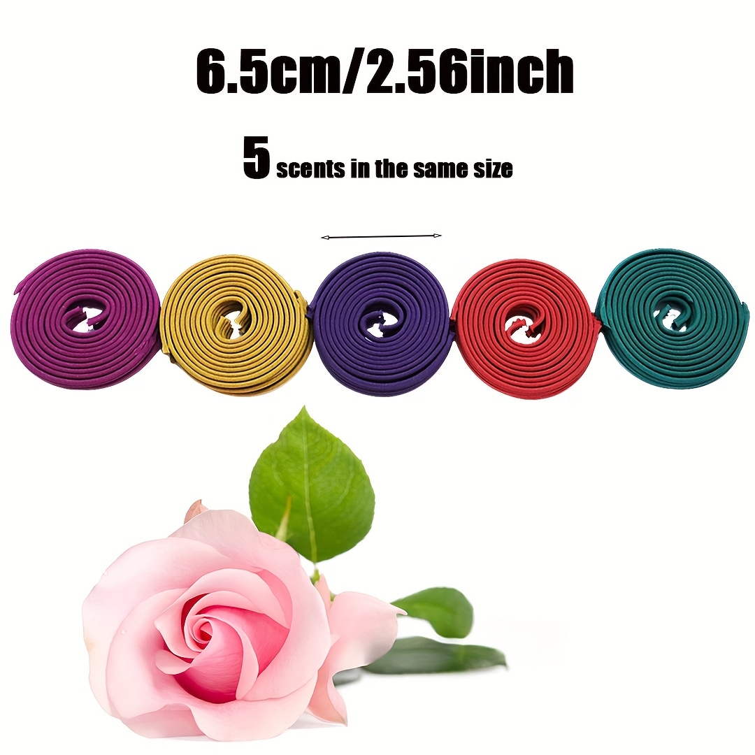 高品質クラシック螺旋香混合セット、6本入り。 直径3cmの手 - Home Fragrance Scented Candle のレビューと価格