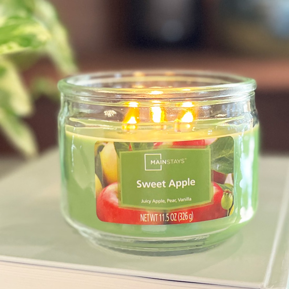 ブルーガラスジャー入りキャンドル、甘い香り、グリーン、11. - Home Fragrance Scented Candle のレビューと価格
