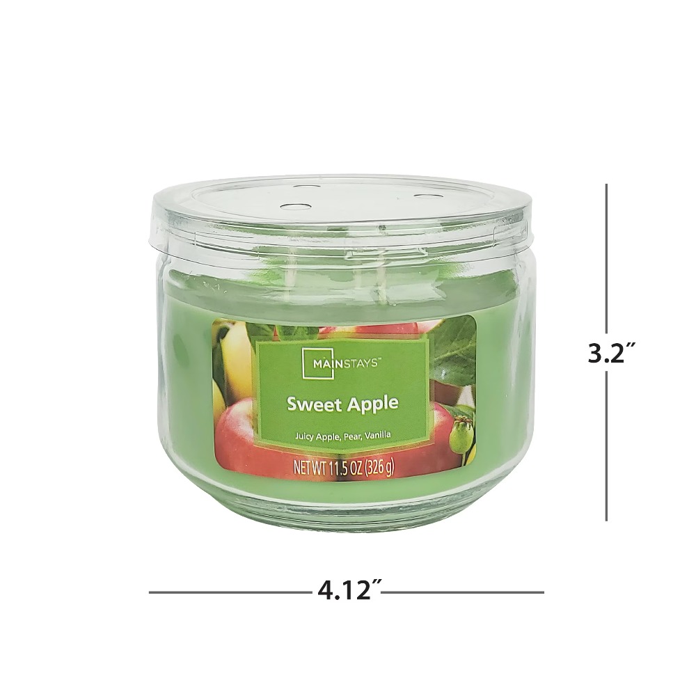 ブルーガラスジャー入りキャンドル、甘い香り、グリーン、11. - Home Fragrance Scented Candle のレビューと価格