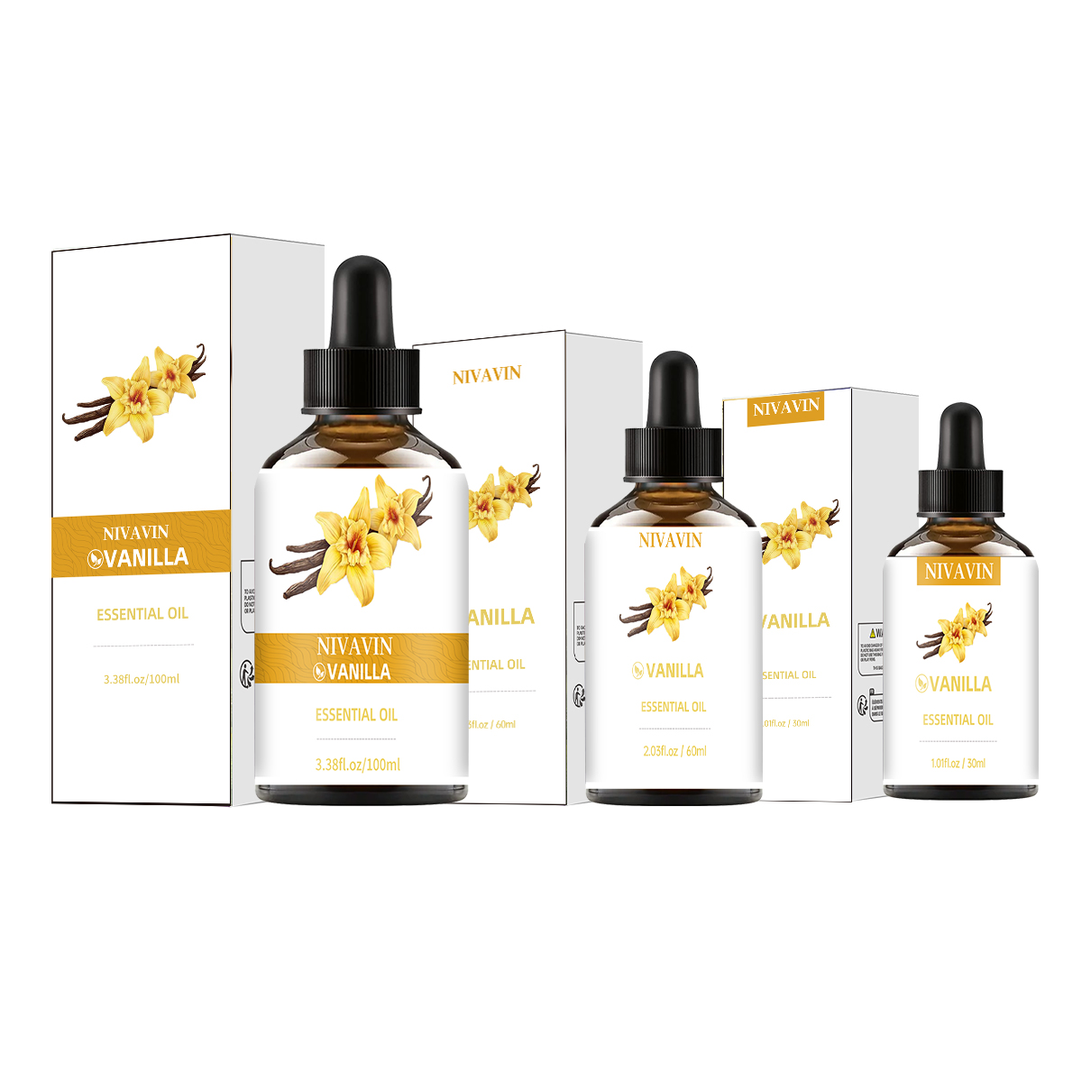 NIVAVIN 30ml/60ml/100ml バニラエッセ - Home Fragrance Co のレビューと価格