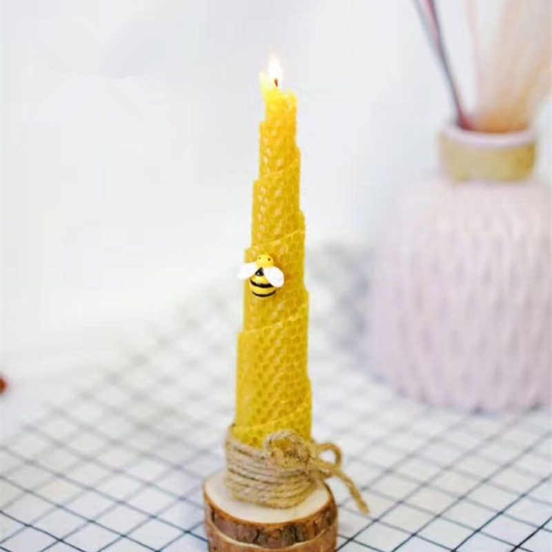 12 個 15 センチメートル * 20 センチメートル * - Beeswax Taper Candle のレビューと価格
