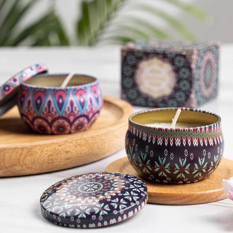 1/4 個ヴィンテージ香り付きキャンドル大豆ワックスキャンド - Home Fragrance Scented Candle のレビューと価格